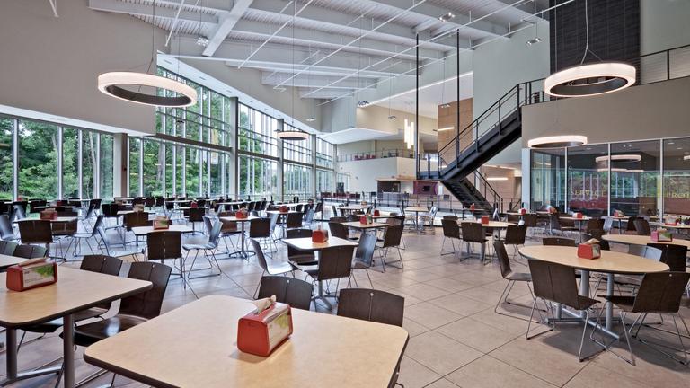Restaraunt-style dining in the Central State University Student Center
