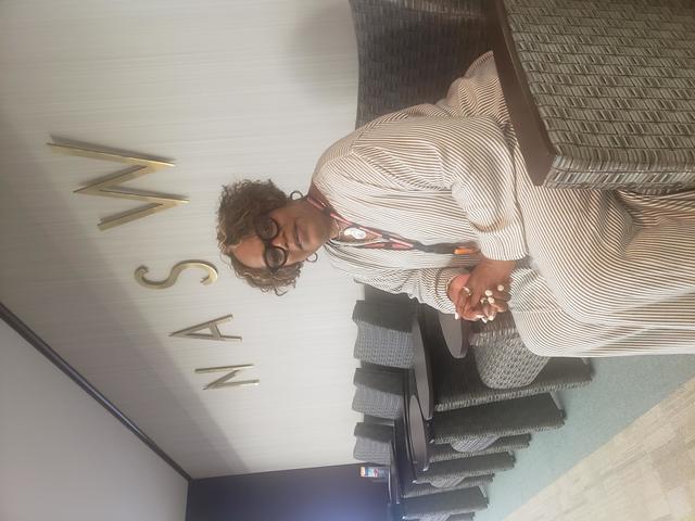 National Association of Social Workers Past President Mit Joyner, a 1971 graduate of Central State University