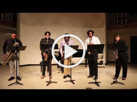 link to music video on YouTube, CSU students jazz performance.