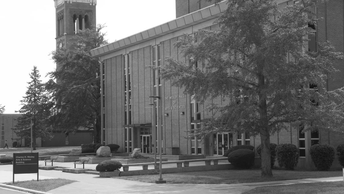 Wesley Hall and tower