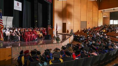 a bird's eye view of the 136th Charter Day celebration at Central State University, Ohio's only public HBCU and 1890 Land-Grant Institution