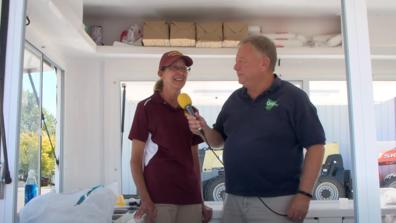 still image from In Ohio Country Today interview by Alan Davis with Stacey Stangel, family consumer science educator in northeast Ohio