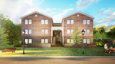 The Shorter Avenue Apartment Building with apartments for rent by Central State University in Wilberforce Ohio