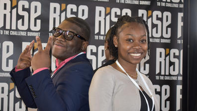students attend the 2022 rise to the challenge career development and networking summit at central state university