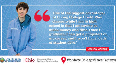 Mason Moreck talks about his experience in CCP