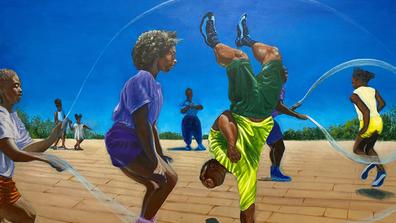 Double Dutchin painting by erin m. smith of central state university