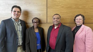 four faculty researchers from central state university working on the soar studies in mental health for the state of Ohio