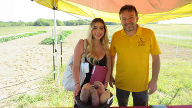 Andrea Minerva Del Toro Reyna with Dr. Nagle