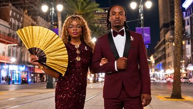 Mister Central State Nasaan Jackson and Miss Central State Asia Brown
