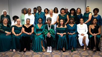 Members of the Wilberforce chapter of the Links, Inc.