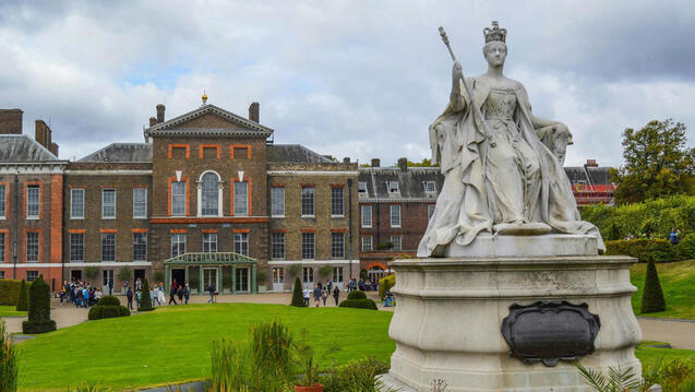 Exterior photo of Kensington Palace and Gardens