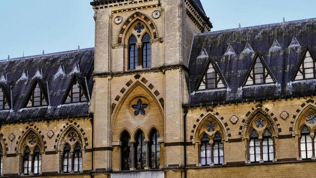 Exterior photo of Oxford University