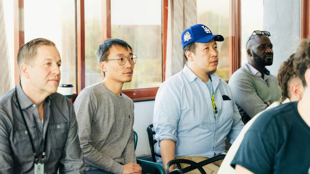 Students participate in a workshop session