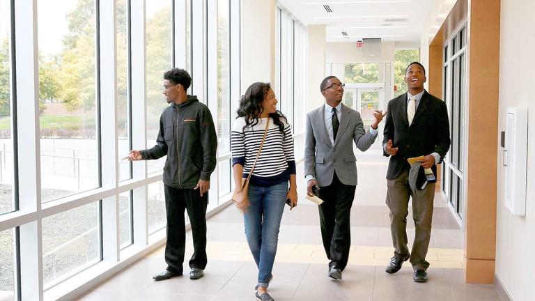 central state university hbcu students in center