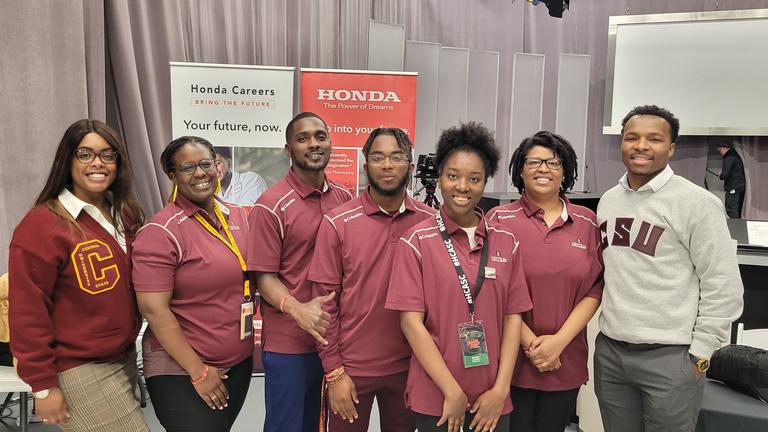 Honda Campus All Star Challenge Team in LA with Alumni