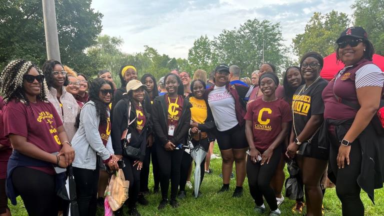 Central State University Auxiliary at the African American Wellness Walk