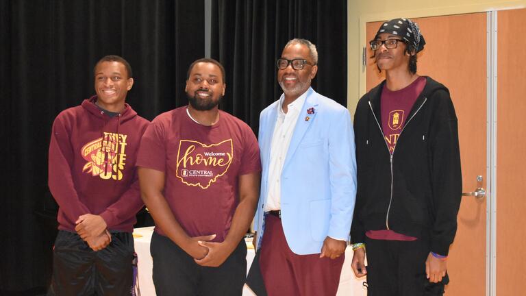 students and an alum