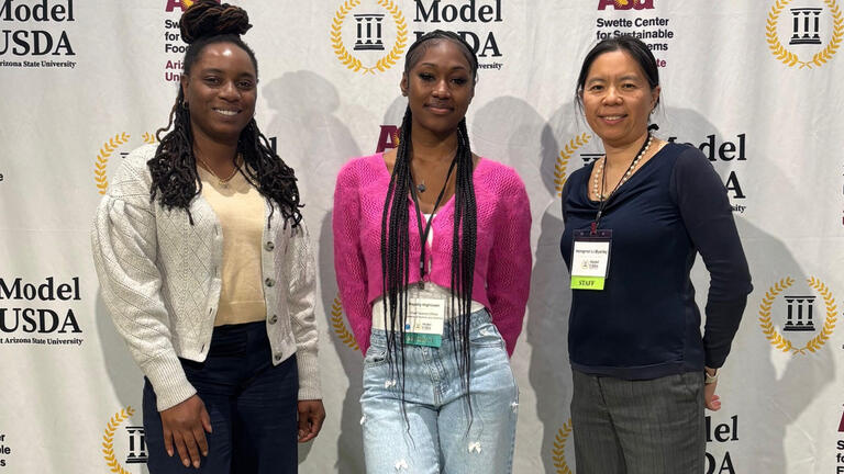 CSU Students Royalty Hightower and Donniesha Hawkins