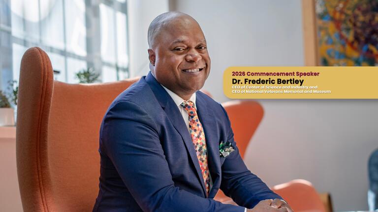 2026 Commencement Speaker Dr. Frederic Bertley
