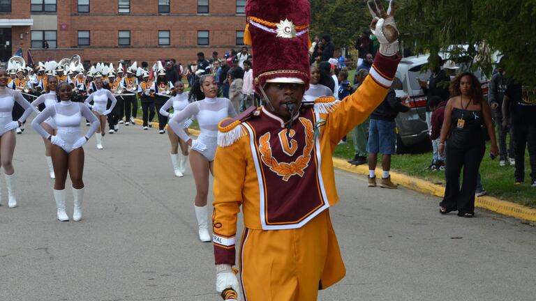 IMM and Dancing Belles Homecoming Parade