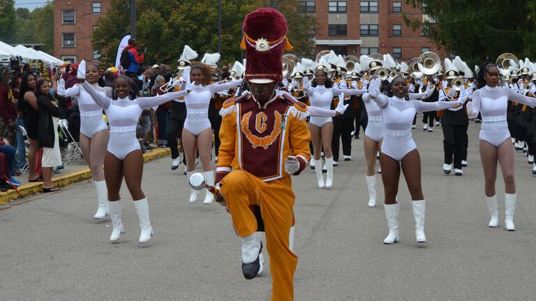 IMM and Dancing Belles Homecoming Parade