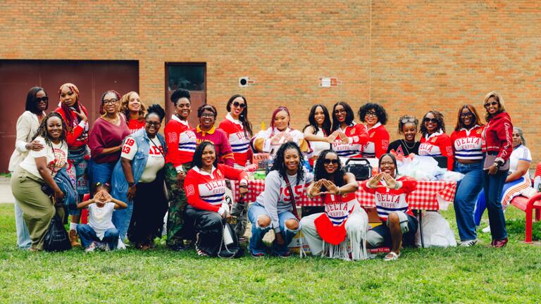 Members of Delta Sigma Theta at Plot to Purpose