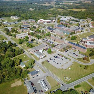 aerial view of central state university hbcu campus wilberforce ohio
