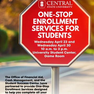 One Stop Enrollment flyer