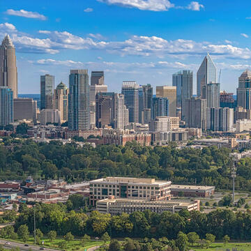 Charlotte, North Carolina downtown skyline