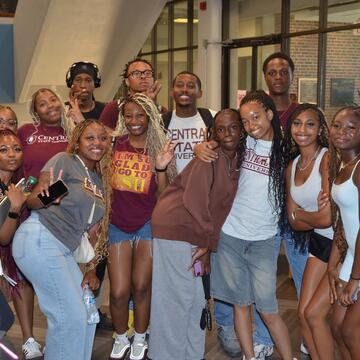 CSU Students in Student Center
