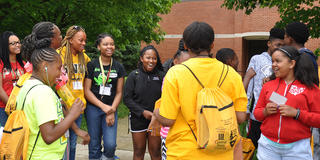 Students and Resource Leader at Residential Camp 2017