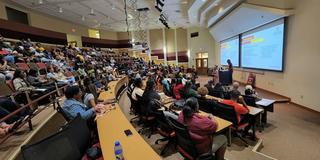 Students in lecture hall