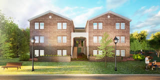The Shorter Avenue Apartment Building with apartments for rent by Central State University in Wilberforce Ohio