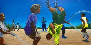 Double Dutchin painting by erin m. smith of central state university