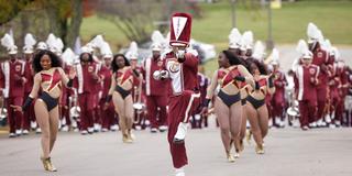 invincible marching marauders perform at homecoming