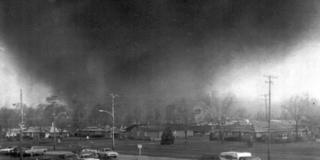 a massive tornado rips through xenia ohio on april 3 1974