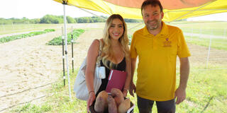Andrea Minerva Del Toro Reyna with Dr. Nagle