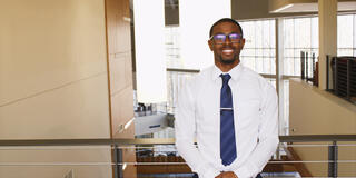 Staff James Lacking in the University Student Center