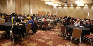 Attendees at the CSU farm conference