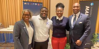 Darcey and her colleagues at the NCAA