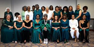 Members of the Wilberforce chapter of the Links, Inc.