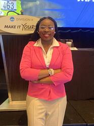 Darcey at NCAA Make it Yours Conference