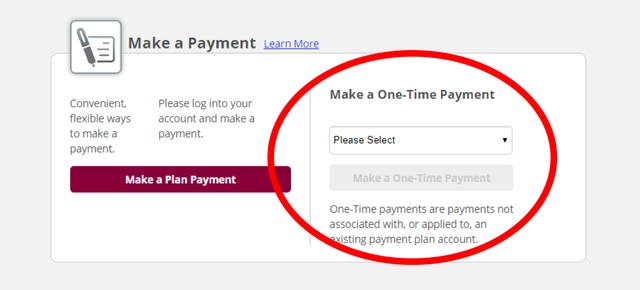 How to Pay - Step 1