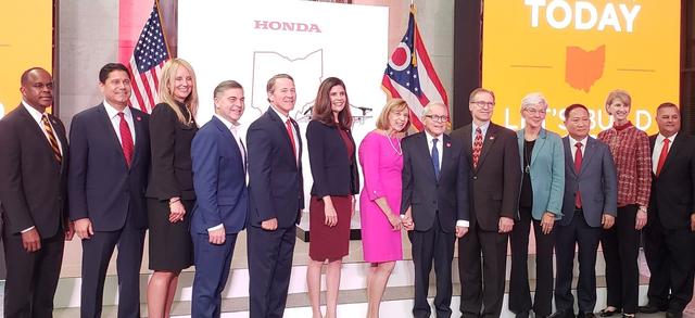 honda representatives and ohio legislators at central state university