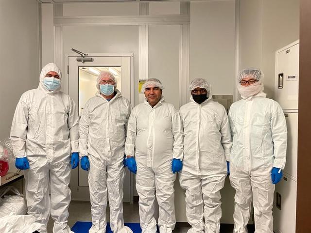 CSU cleanroom labs visit on Sep. 29, 2022.