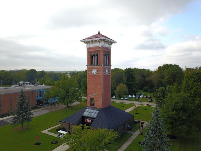 the infamous bell tower on the Central State University campus in Wilberforce Ohio