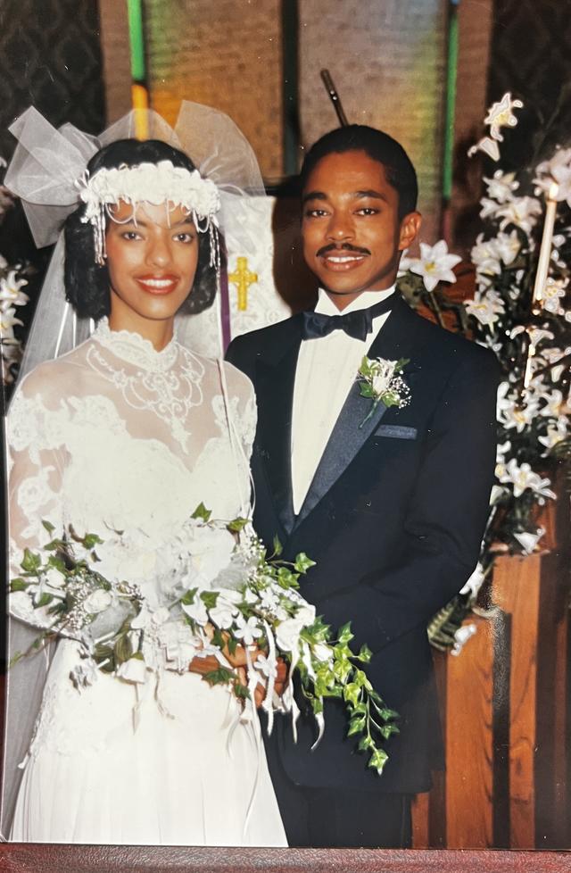 Tracy and Maxton Singletary at their wedding