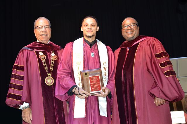 daquan neal with dr. johnson and dr. brooks