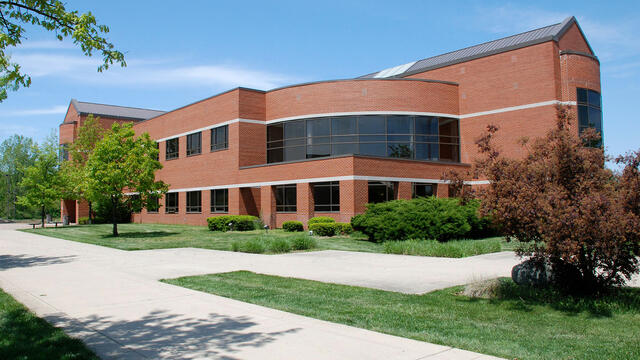 McLin Water Resources building at Central State University on a sunny day