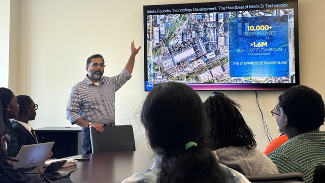 Dr. Chanaka Munasinghe Intel visit